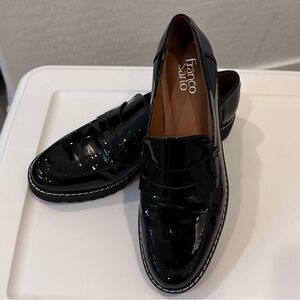 Franco Sarto Cassandra Penny Loafers Women’s Size 10M Black NWOT Slip On